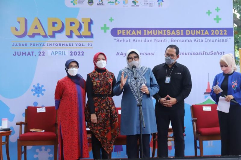 Pemprov Jabar optimistis capai target 95 persen imunisasi dasar anak pada 2022