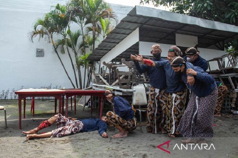 Simulasi penanganan bencana di Kraton Yogyakarta