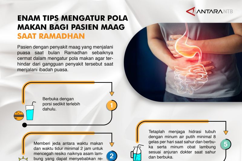Tim mengatur pola makan bagi pasien Maag saat Ramadhan