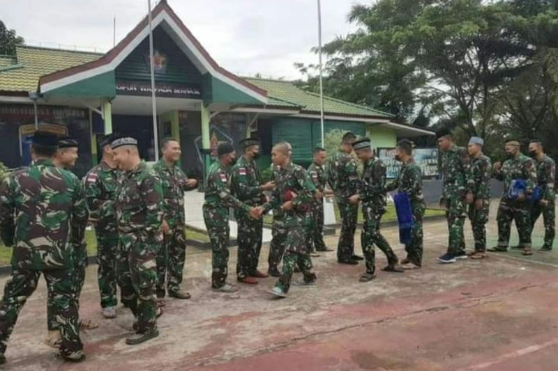 Prajurit Pengamanan Perbatasan rayakan Idul Fitri secara sederhana