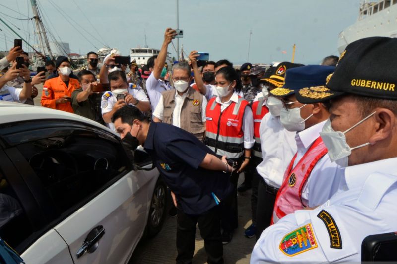 Kunjungan kerja bersama tiga menteri di Lampung