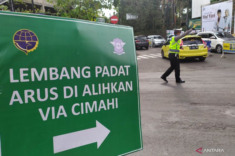 Alasan polisi alihkan arus di jalur wisata Lembang H+2 Lebaran