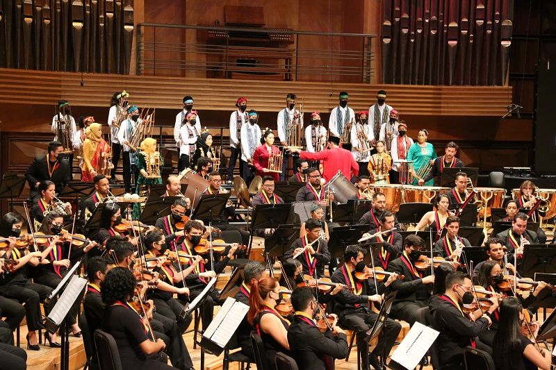 KBRI Caracas mainkan angklung bersama orkestra El Sistema
