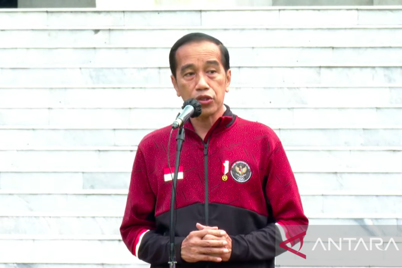 Presiden Jokowi berangkatkan Tim Indonesia ke SEA Games Vietnam