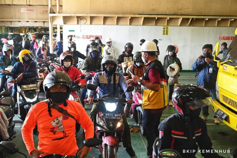 Kemenhub buka pendaftaran mudik gratis motor gunakan kapal