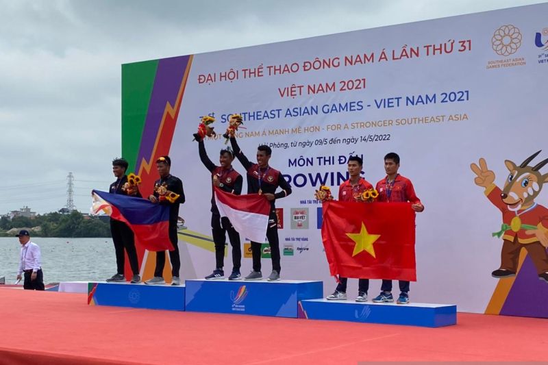 Dayung sumbang emas pertama untuk Indonesia di SEA Games Vietnam