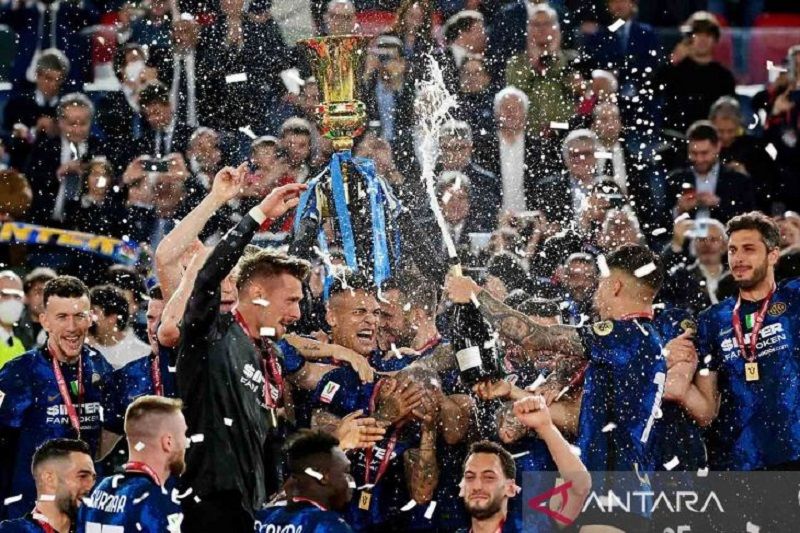 Inter Milan juara Coppa Italia 2021/2022