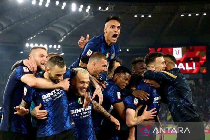 Inter Milan juara Coppa Italia 2021/2022