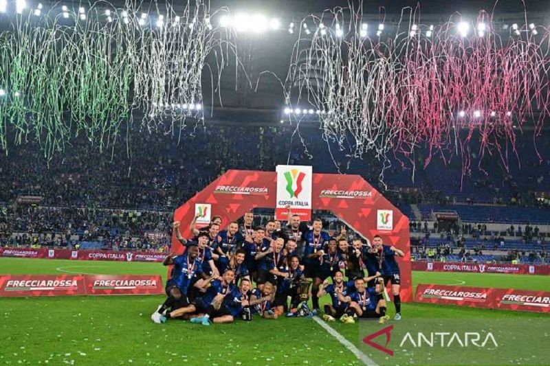 Inter Milan juara Coppa Italia 2021/2022