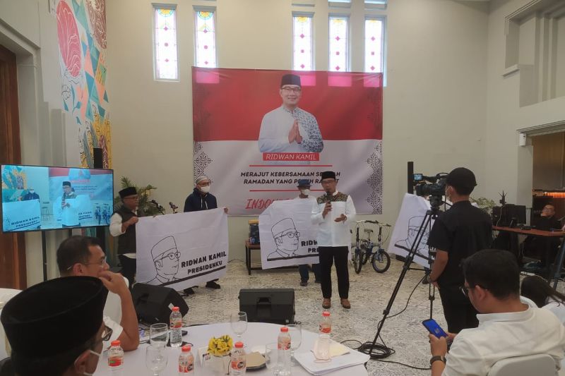 Pesan Ridwan Kamil untuk relawan pendukungnya, luruskan niat