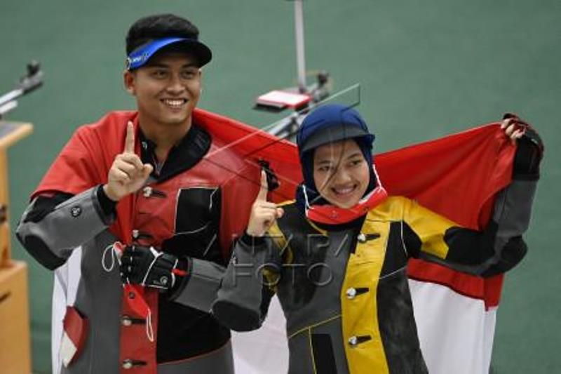 Indonesia Raih Emas Senapan Angin Tim Campuran Sea Games