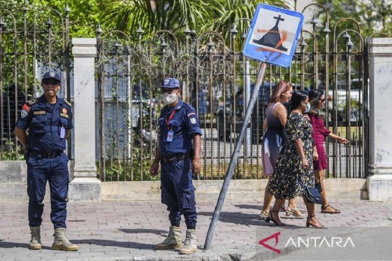 Suasana Kota Dili jelang pelantikan presiden