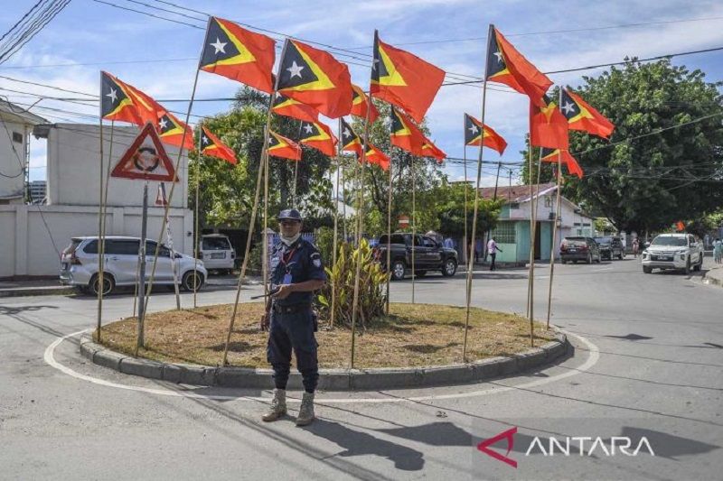 Suasana Kota Dili jelang pelantikan presiden