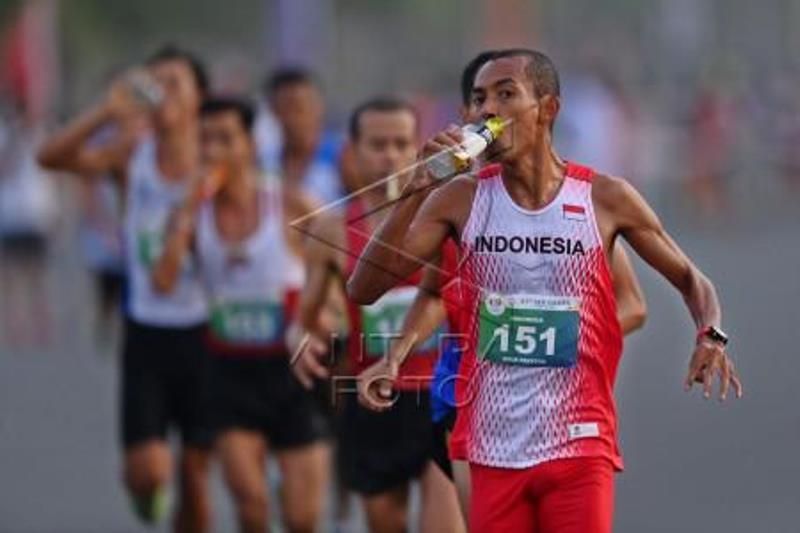 Sea Games 2021 : Agus Raih Medali Perak Lari Maraton
