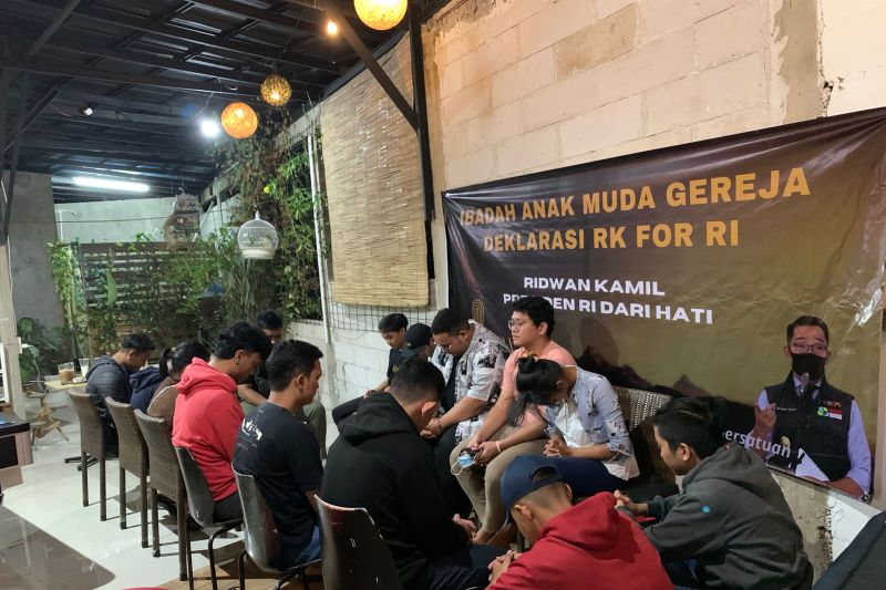 Pemuda Nasrani Sumedang dukung RK maju di Pilpres