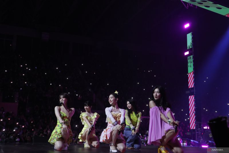 Kesan Red Velvet kembali manggung di Indonesia setelah 2 tahun