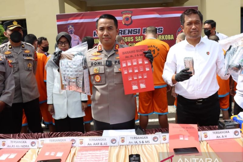 12  orang tersangka bandar narkoba ditangkap Polres Cianjur