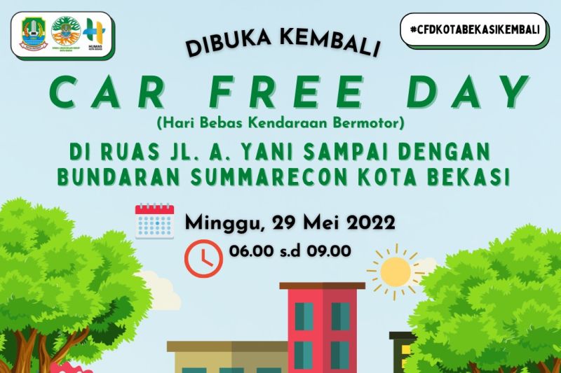 Kota Bekasi gelar hari bebas kendaraan bermotor mulai Minggu 29 Mei