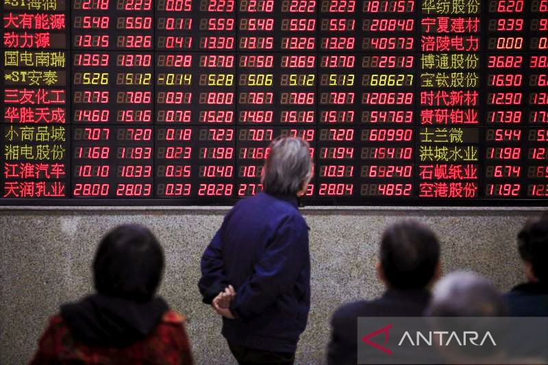 Saham China dibuka lebih tinggi, indeks Shanghai terkerek 0,31 persen