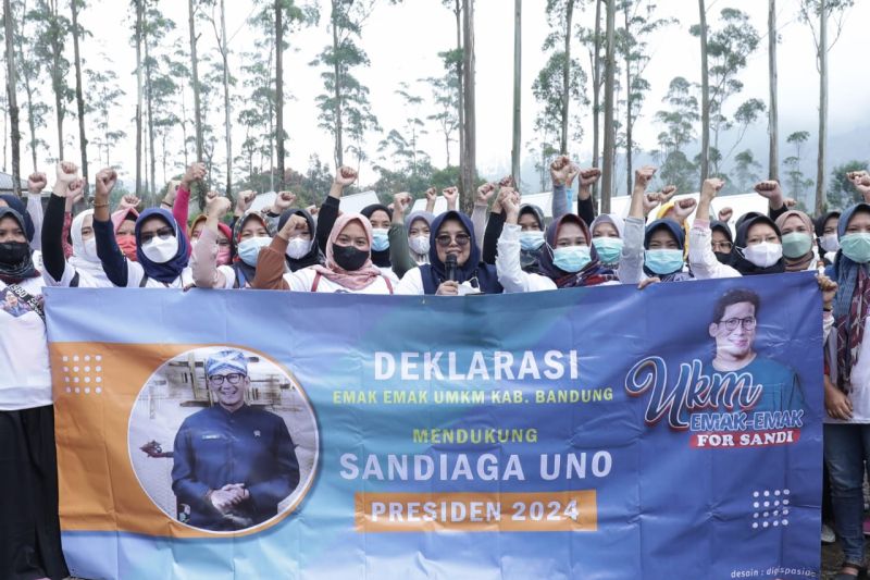 UKM Emak-Emak Bandung dukung Sandiaga jadi capres 2024