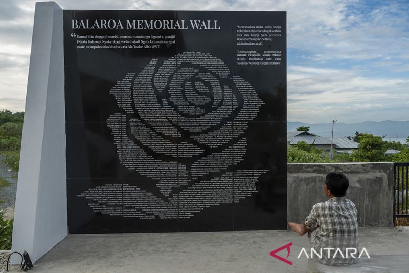 Dinding Kenangan Korban Bencana Likuifaksi Balaroa