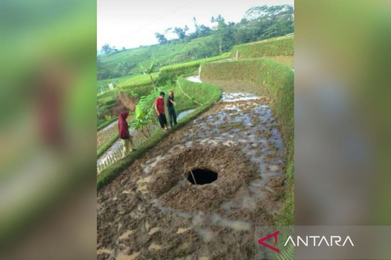 Pakar ITB: Fenomena tanah berlubang  seperti di Bandung Barat lazim di pegunungan