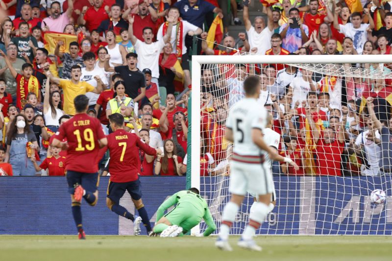 Spanyol dan Portugal bermain imbang dalam Nations League