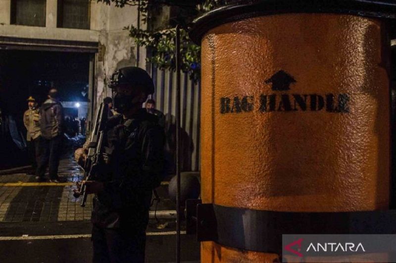 Bahan peledak TNT ditemukan di sebuah rumah di Bandung