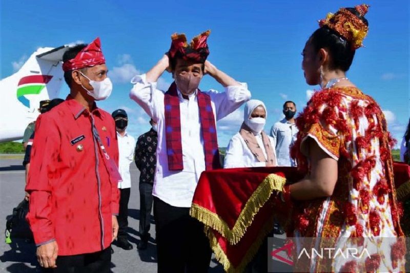 Presiden Jokowi kunjungi Wakatobi