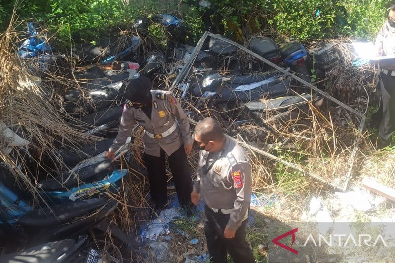 Polres Payakumbuh akan musnahkan puluhan kendaraan roda dua
