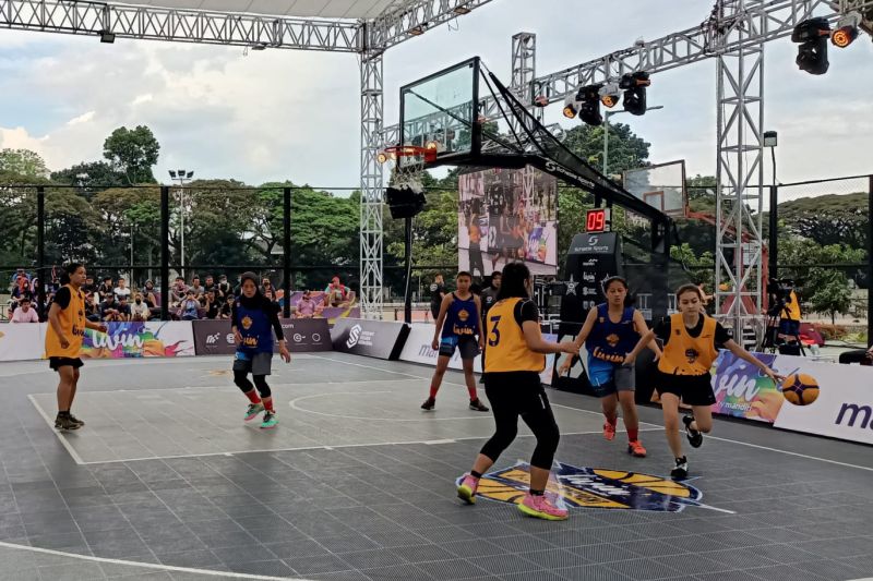 Turnamen basket 3x3 seri Bandung dinilai bagus menambah jam terbang