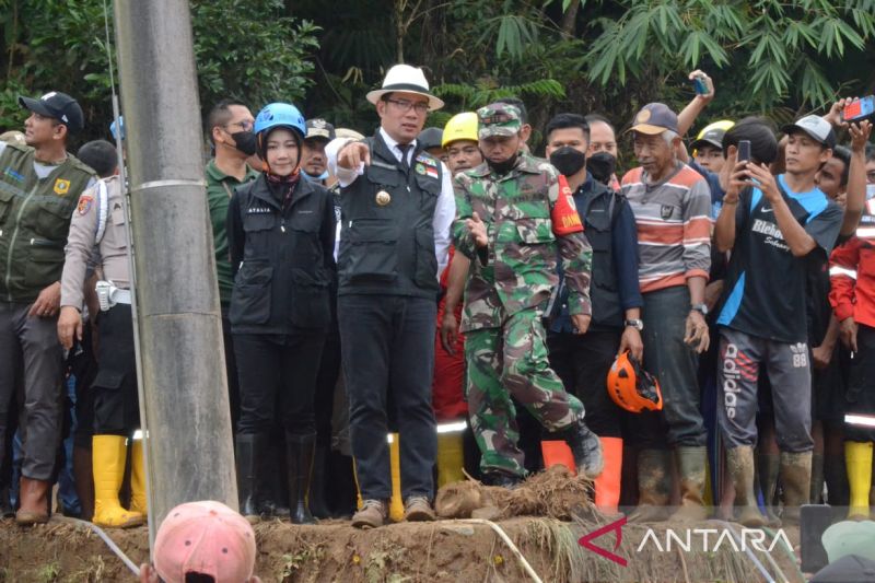 Gubernur Jabar beri bantuan Rp500 juta untuk bencana alam di Kabupaten Bogor