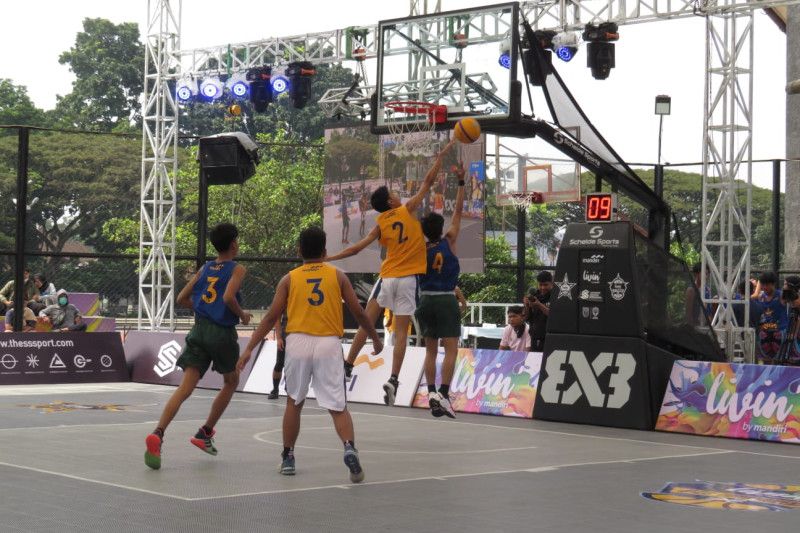 Basket Livin Mandiri 3x3 di Bandung sukses, tampil 4 tim juara kelompok usia
