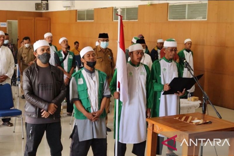 Pengikut Khilafatul Muslimin deklarasi kebangsaan setia pada Pancasila dan NKRI