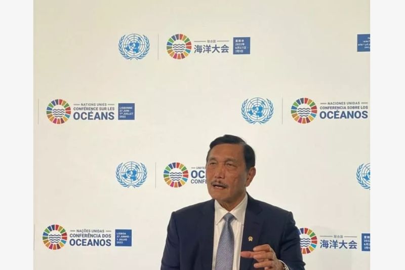 Luhut sampaikan komitmen RI jaga laut dalam UN Ocean Conference 2022