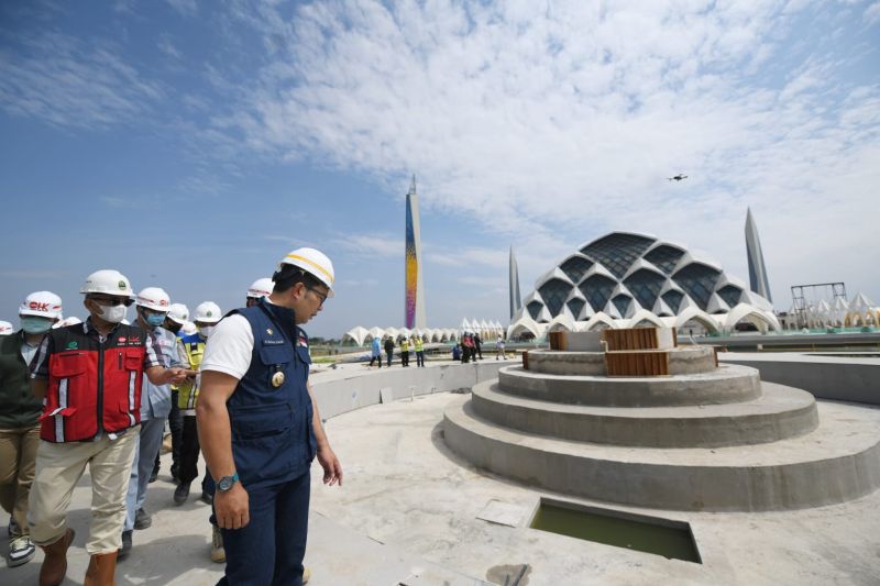 Ridwan Kamil: Pembangunan Masjid Al-Jabbar di Bandung capai 56 persen