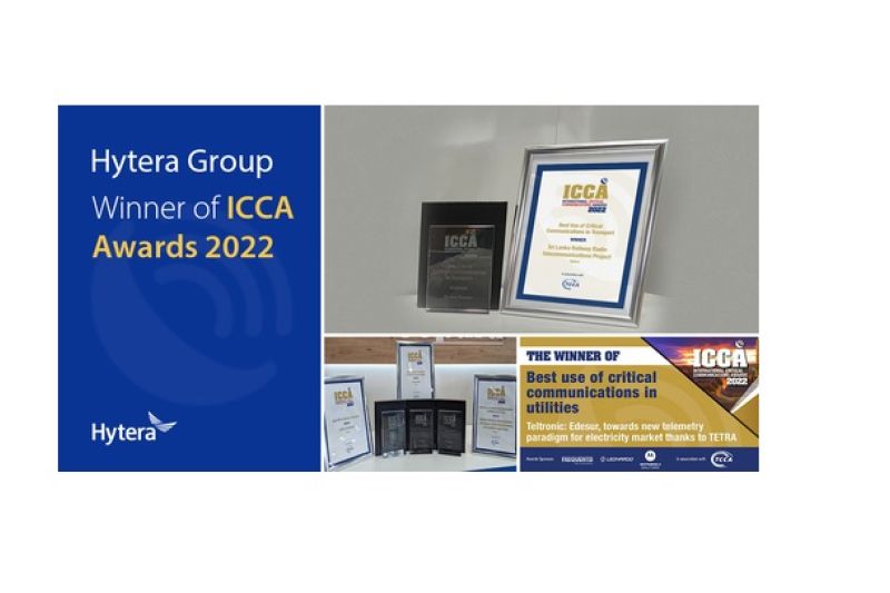 Hytera Group harvests five prestigious ICCA Awards for innovations and market excellence - Vimarsana News