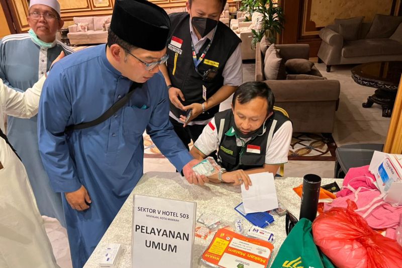 Gubernur Ridwan Kamil pastikan sistem pelayanan jamaah calon haji Jabar maksimal