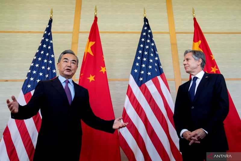 Menlu China, AS bahas hubungan bilateral ekonomi dan politik