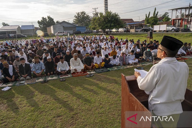 Shalat Idul Adha Warga Muhammadiyah di Palu