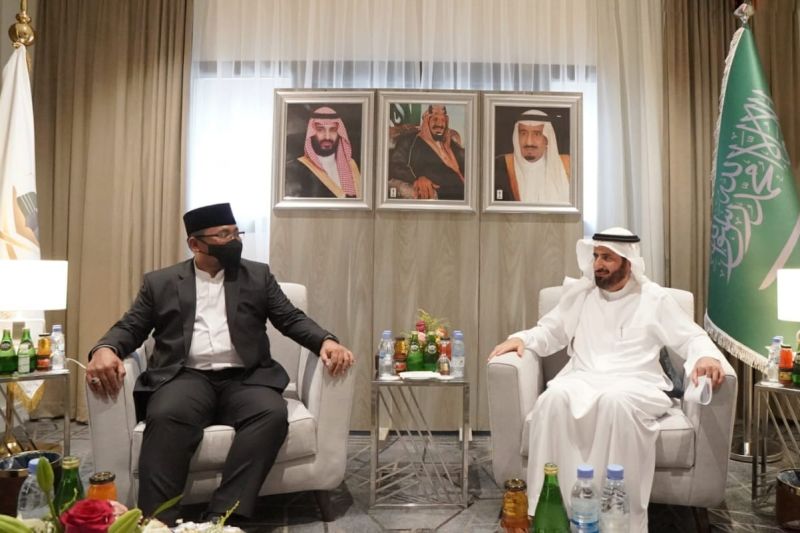 Menag RI bertemu Menteri Haji Saudi bahas persiapan awal untuk haji 2023