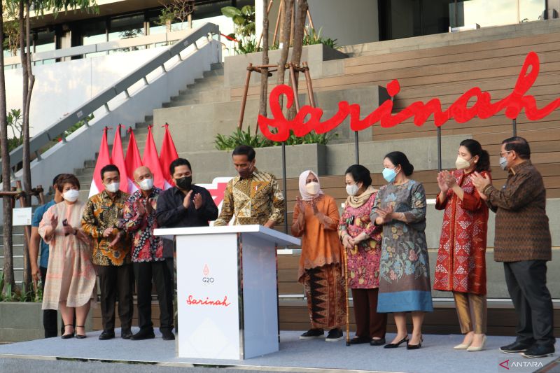 Presiden Joko Widodo resmikan wajah baru Sarinah