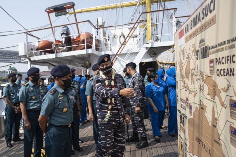 KRI Bima Suci Sandar di Tanjung Priok