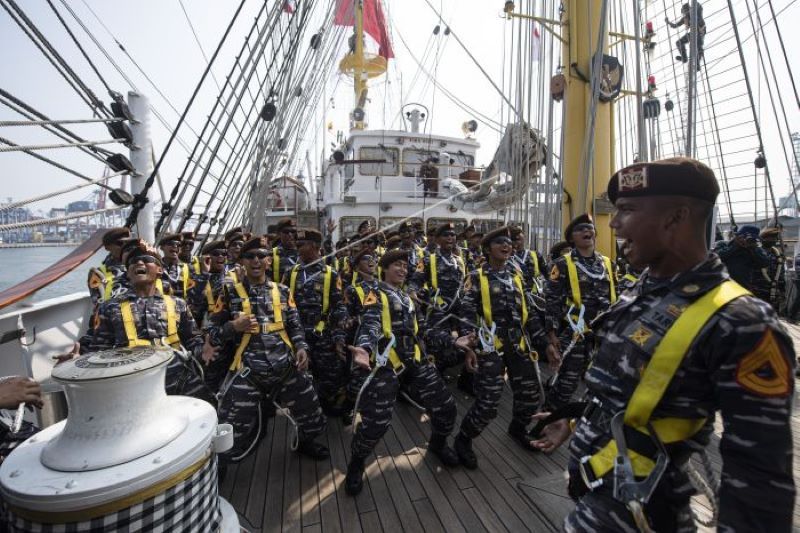 KRI Bima Suci Sandar di Tanjung Priok