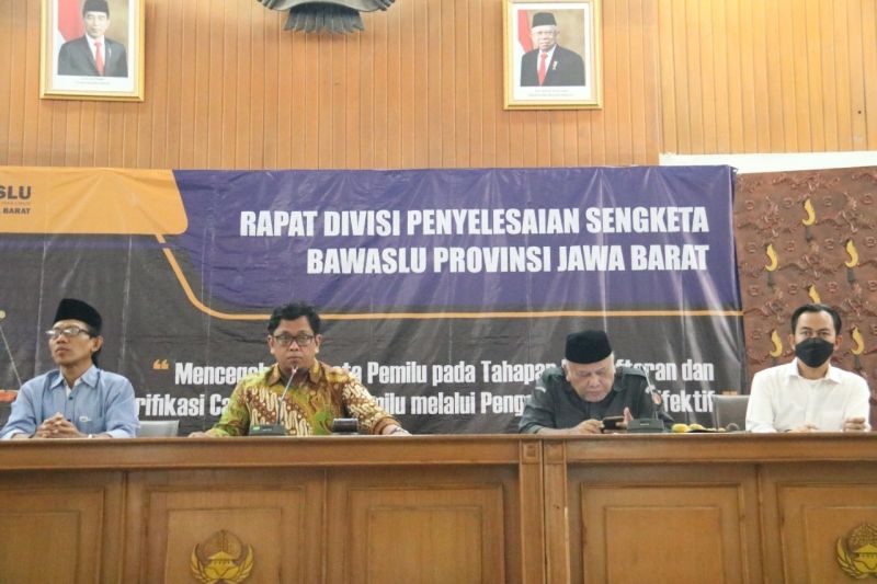 Bawaslu Jawa Barat petakan potensi sengketa pada tahapan Pemilu 2024