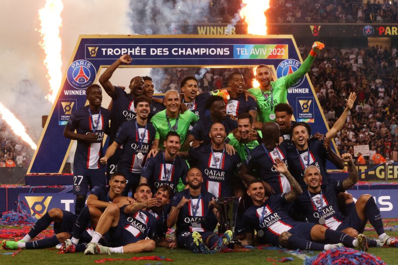 PSG telan Nantes 4-0 untuk juarai Piala Super Prancis