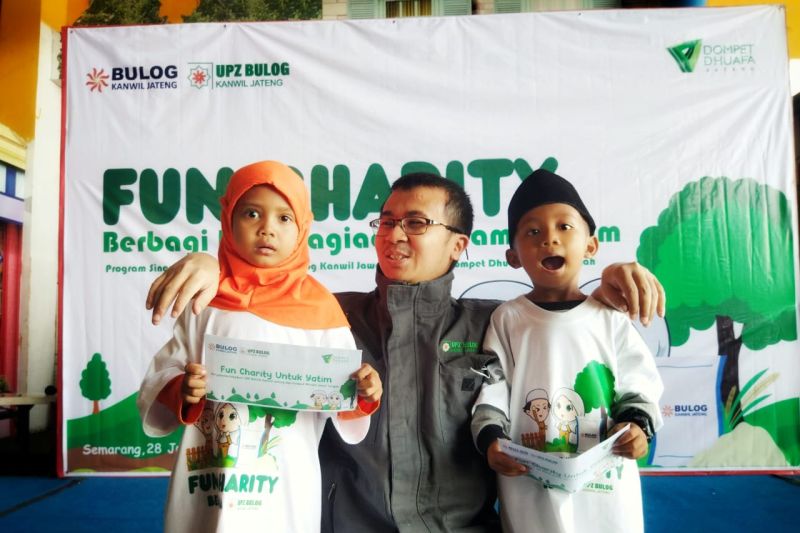 Perum Bulog Kanwil Jawa Tengah-Dompet Dhuafa gelar Fun Charity