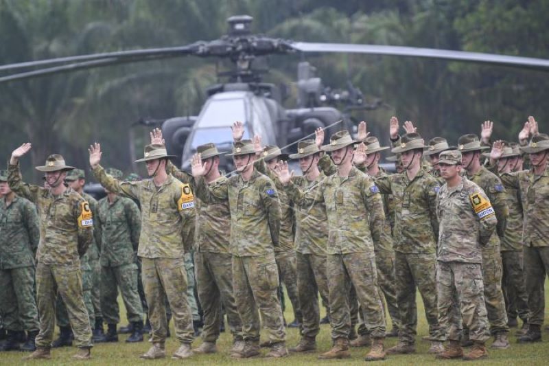 Panglima TNI Buka Latihan Bersama Super Garuda Shiled di Puslatpur Baturaja, Sumsel