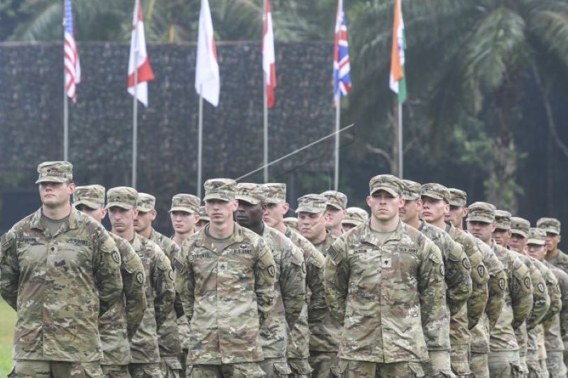 Panglima TNI Buka Latihan Bersama Super Garuda Shiled di Puslatpur Baturaja, Sumsel