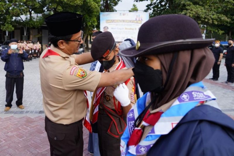 16 putra-putri pramuka terbaik asal Garut ikuti Jambore Nasional 2022